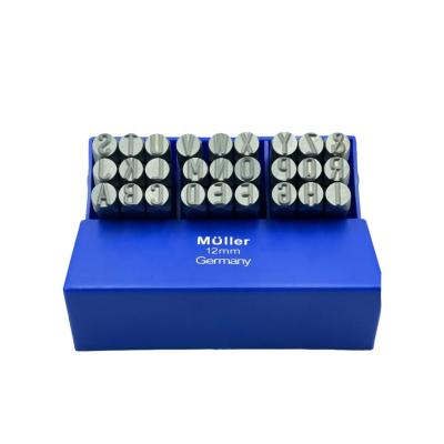 China CRV (6150) German Letter 12mm steel stamp alphabet letter set punch for sale