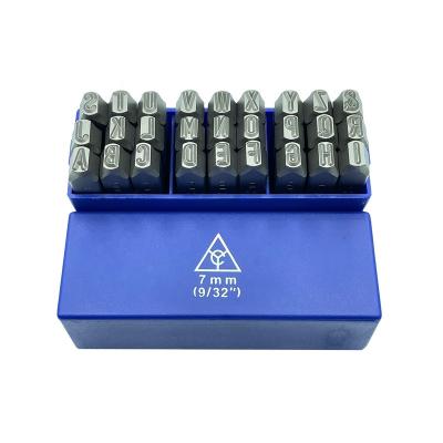 China Wholesale Industrial German CRV (6150) Manufacturers Grade 7mm Letter Punch Steel Stamp for sale