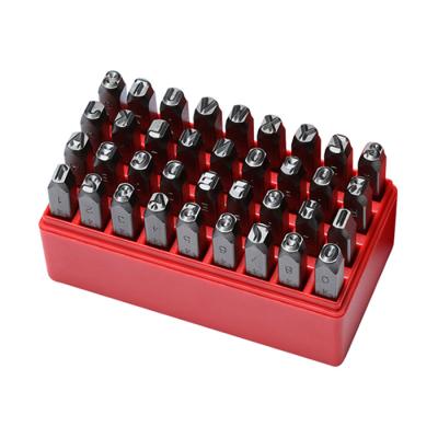 China Cr-v (6150) Sale of 36pcs Industrial Grade Metal Letter Punch Set Steel Stamp Punch Set for sale