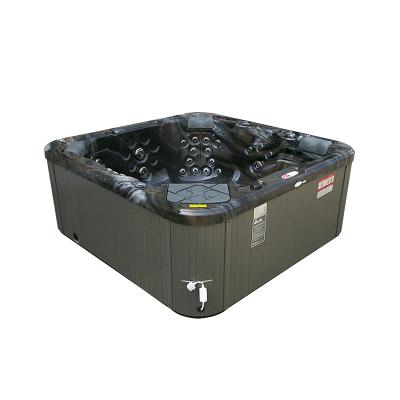 China 6 Person Freestanding Inflatable Whirlpool Massage Hot Tub With Cover for sale