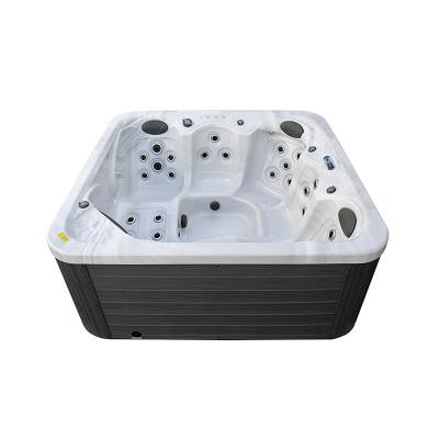 China Freestanding Ozone Spa Bubble Bath 5 Person Luxury Spa Whirlpool Outdoor Hot Tub Massage for sale