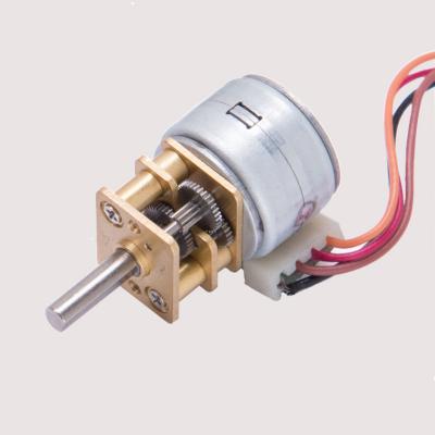 China China Manufacturer High Precision 3v 5v 12v Mini DC Micro Stepper Motor Totally Enclosed Gear Stepper Motor With Gearbox for sale