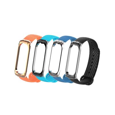 China Rubber For Xiaomi MI Smart Band 4 Silicone 3 Strap Wristband Adjustable Wristband Replacement Strap for sale