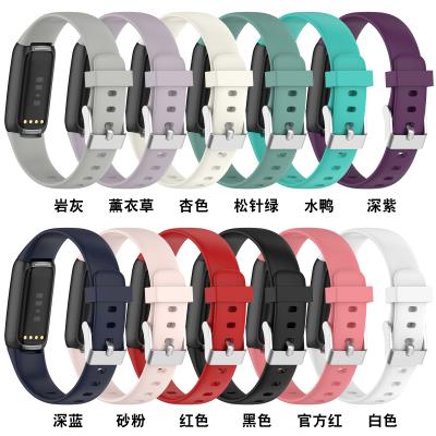 China Soft Rubber Sport Silicone Strap Rubber Band for Fitbit Luxe, Smart Watch Accessories for fitbit watch bands for sale