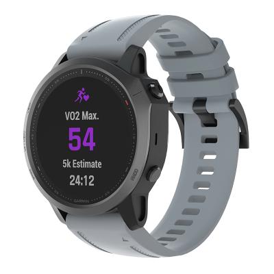 China Smart Watches For Garmin fenix6S Silicone Strap Sports Strap Fashion Men's Watch Strap Interchangeable Watch Strap for sale