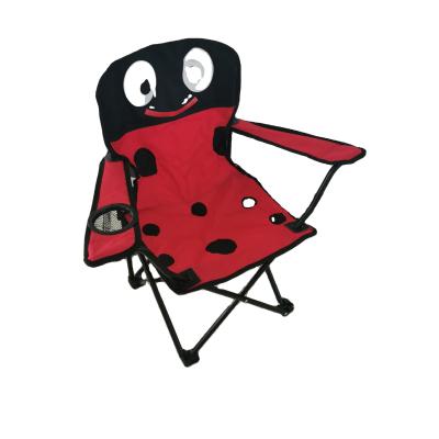 China Foldable High Quality Hot Selling Child Camping Chair, Arm Cup Holder Folding Cartoon Design Camping Chair for sale