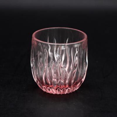 China Wholesale CREATIVE Pink Color For Water Juice Drinking Glass Tumbler for sale