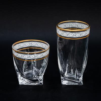 China Custom Pressing Highs Product Ball Drinking Glasses Pressed High Ball Water Glass Mug for sale