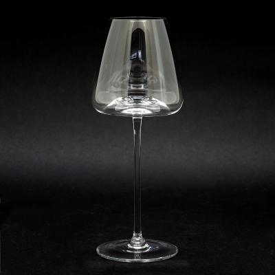 China Creative Steamware Cup Red Wine Glasses Goblet Product High Blown Clear Glass Stem Long for sale