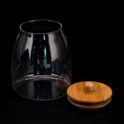 China 1000ml Borosilicate Glass Sustainable Storage Jar BF617 for sale