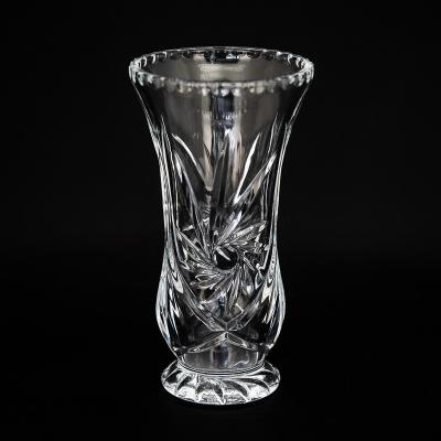 China New Classic/Postmodern Murano Crystal Glass Tall Flower Vase Luxury Wedding Bohemian Funny Crystal Vase With base for sale