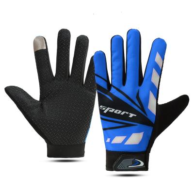 China Outdoor Spandex Spring Finger Sports Cycling Gloves Breathable Non-slip Touch Screen Summer Full Gloves for sale