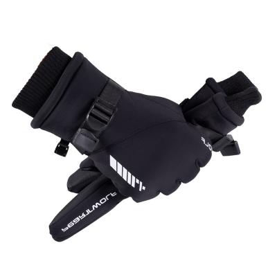 China TWILL Ski Gloves Mens Winter Warm Bikerswinter Touchscreen Cotton Padded Gloves for sale