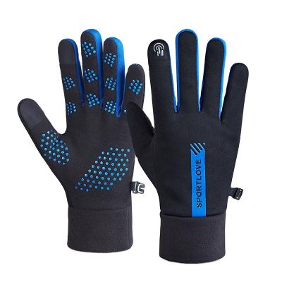 China Unisex Custom Breathable Anti-Slip Touch Screen Gloves Full Finger Cycling Waterproof Outdoor Sports Riding Gloves Christmas Gifts for sale