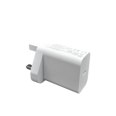 China Stecker-Telefon-Wand-Ladegerät 110 USBs C - 240V 3 Pin 20W PD für das iPhone 12 13 Pro zu verkaufen