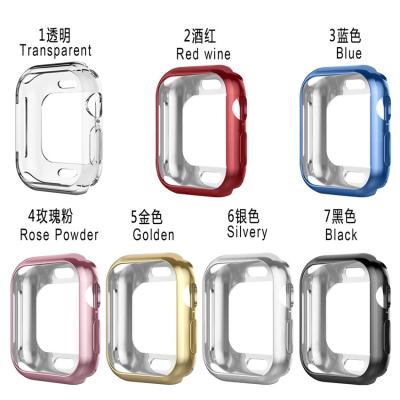 China Gegalvaniseerd het Horloge Waterdicht Geval van TPU Apple Alle Inclusieve 40mm 44mm Te koop