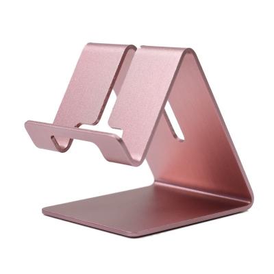 Chine Support en aluminium se pliant de support de repos de bureau en métal de parenthèse de téléphone portable à vendre