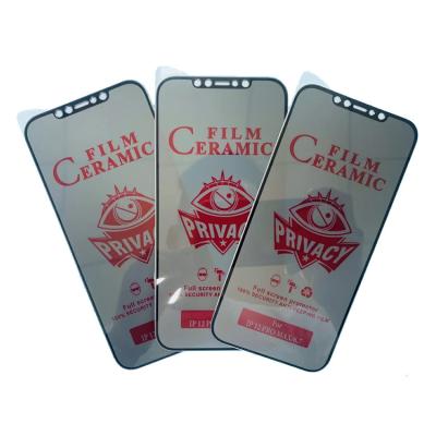 China 3D moderó el protector anti de cristal de la pantalla de la aislamiento del espía de la película 9H para Iphone en venta