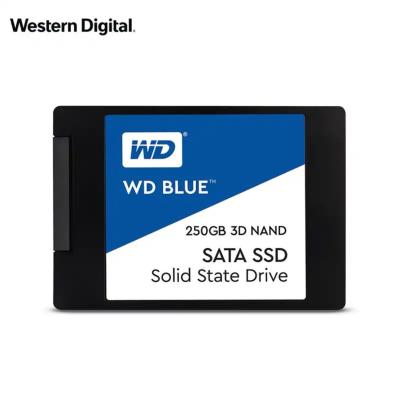 China 250G Blue SSD Solid State Hard Disk Drive NAND SATA 3 For Desktop Notebook for sale