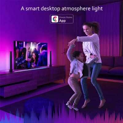 China Atmosphere Multi Sensitive Variable Lamp Gaming Table Sound Voice Sounds Sensor RGB Color Control Pickup Music Rhythm Sound Light for sale