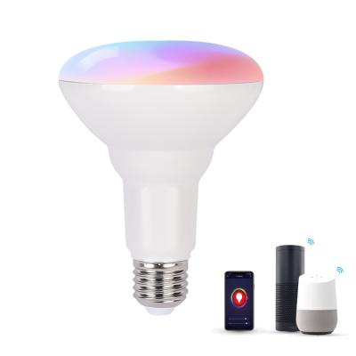 China Amazon Alexa Google Home IFTT 9 Watt Wifi A19 RGB Light Bulb Lamp Magic Smart Home BR30 LED Bulb 9W for sale