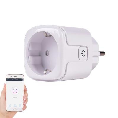 China Remote Control Sync and Countdown Your Devices with App and Voice Control, Tuya Smart WIFI Plug Socket EU Standard for sale