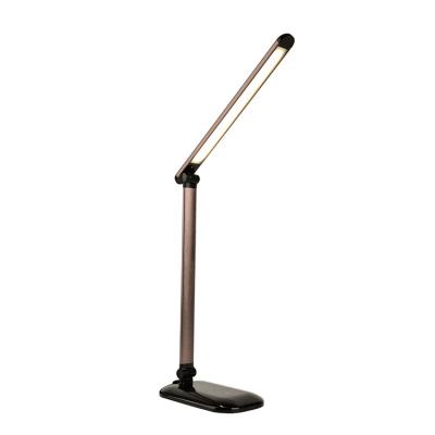 China Eye Care 8W 300lm Desk Light 3 Steps Dimmable LED Bedside Table Lamp Reading Light for sale