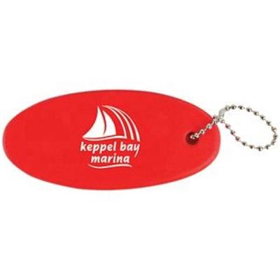 China Advertising / Promotion Gifts / Reading Custom Oval Shape Keychains Floating Key Tags With Logo On The Keychains For Promotional for sale