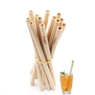 China Traditional high quality reusable bamboo drinking straws wholesale eco-friendly straws with custom logo for sale