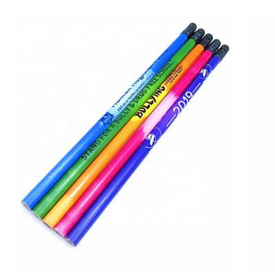 China Promotional Pencil Recycled Color Mood Changing Pencil With Eraser Perfect For Low Cost Promotion With Your Logo for sale