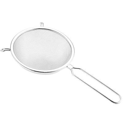 China Good Stainless Steel Mesh Strainer For Kitchen Food, Tea Coffee, Noodle Strainer Kitchen Sustainable Household Utensils for sale