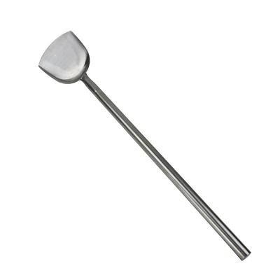 China Cookware Viable Utensils Long Handle Stainless Steel Turner Wok Shovel Cooking Spatula for sale