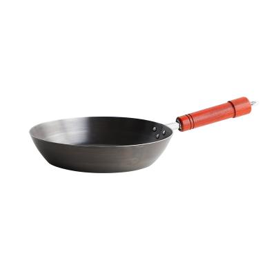 China Traditional High Quality Cookware Chines Frying Pan Carbon Steel Frying Pan For Induction And Gas Cooker for sale