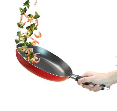 China Sustainable Hot Sale Household Kitchen Frying Pan Aluminum Non-Stick Pan Cookware for sale