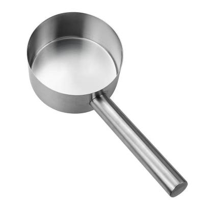 China Sustainable Factory Price Kitchen Accessories Stainless Steel Flat Bottom Water Spoon for sale