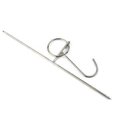 China Single Hook Roast Viable High Quality Meat Butcher Stainless Steel Hanging J-Hooks for sale