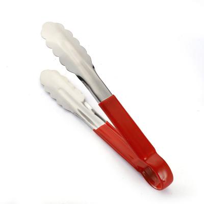 China Viable BBQ Tong Stainless Steel Bread Kitchen Bakery Tongs Food Clip BBQ Tongs for sale