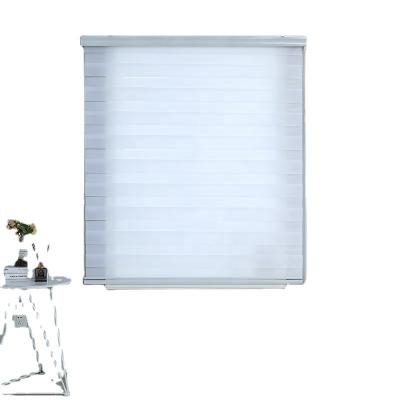 China Modern Blind Cloth Gauze Cloth Pure White Curtains Hot Selling H.Cheng Home 2021 Blackout Blackout Curtain Plain Shutters For Living Room for sale