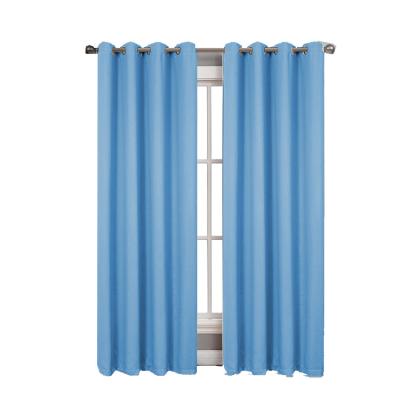 China Hot Selling Blackout Polyester Blackout Curtain Window Curtains Fabric Wholesale 100% Colorful Cortines for sale