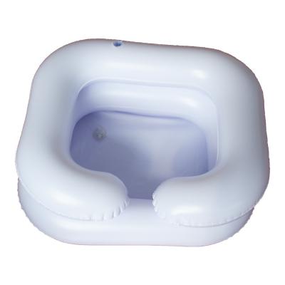 China Viable Disability Aids PVC Inflatable Portable Hair Sink Hair Sink Shampoo Basin for sale