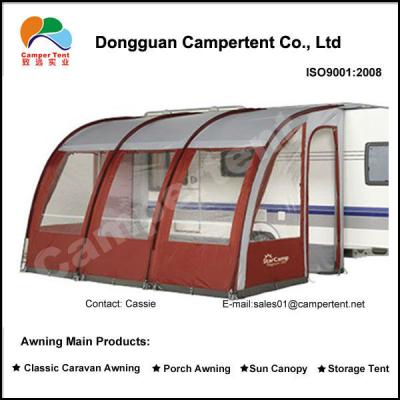 China Motorhome Caravan Porch Awnings large family tent with Fiberglass Pole for sale