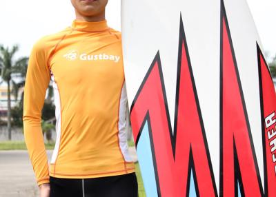 China Zonnescherm die lange Nylon Oranje de Sportkledingst-shirt surfen van de koker Onbesuisde Wacht Te koop