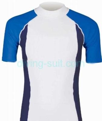 China Neoprene Short Sleeve Lycra Rash Guard Shirt for sale