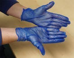 China Food Process Disposble Vinyl Gloves for sale