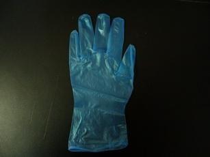 China Vinilo libre del polvo azul disponible/guantes del examen en venta