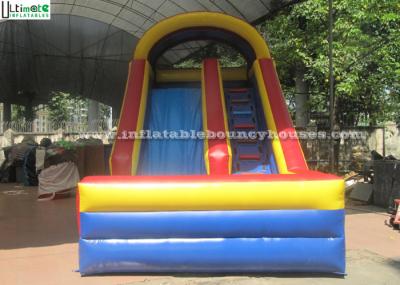 China La diapositiva seca inflable al aire libre para los niños, piscina inflable resbala para el parque del agua en venta