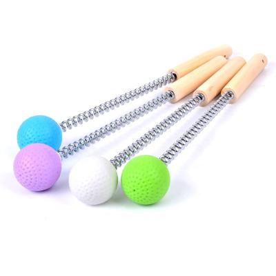 China Body Beat Hammer Massage Full Body Reduce Fatigue Pain Manual Beat Golf Ball Back Shoulder Massager Hammer Stick Massager for sale