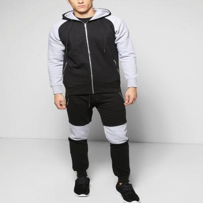 China Antibacterial Design Mens Winter Tracksuit Raglan Sleeve Plain Cotton Top Tracksuit for sale