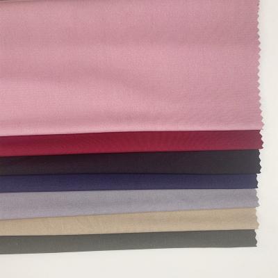 China Stretch Factory Price 95 Spandex Plain Dyed Poly 5 TWIST ITY Fabric for sale