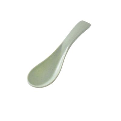 China Modern Household Straw Mid Century Wheat Food Supplement Spoon Kindergarten Creative Solid Color Plastic Bowl for sale